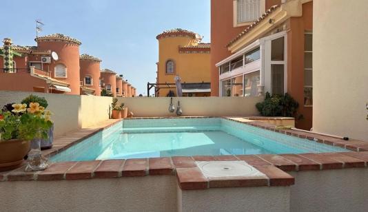 Real estate Orihuela Costa, Town house for sale. Playa Flamenca area, 3 bedrooms, 125 m² image 0