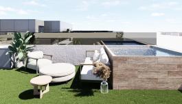 Apartamentos de obra nueva en Pilar de la Horadada con jacuzzi privado image 2